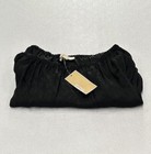 Michael Kors Women s Off-the-shoulder Long Sleeve Top  Black  Size 0x