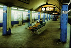 1983 Vintage Print 3rd Ave Subway Station Terminal Train New York City Nyc