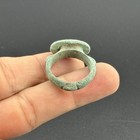 Authentic Ancient Roman Bronze Ring Depicting An Horse