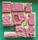 Cute Puppies Collection -  Your Choice -  Dog Themed Wood Mounted Rubber Stamp