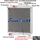 Aluminum Tractor Radiator Fit Ford New Holland Model 1715  sba310100630