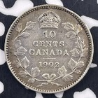 1902 Canada 10 Cents Lot f1964 Silver 