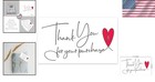 10 Packs Of 120 Sturdy Thank You Cards   Perfectly Designed For Small Businesses