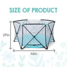 Safety My Play Portable Baby Playpen   Play Yard Foldable 6-panel Indoor Outdoor