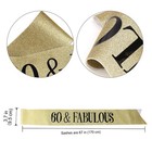 60th Birthday Sash And Tiaras For Women  60th Birthday Decorations Women Fabulou
