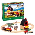 Brio Farm Railway Set 20 Piece Interactive Train Set For Kids Age 3 And Up