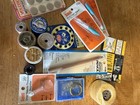 Large Lot Of Vtg Sewing Nations   buttons  Thread  Needles  Bindings  Etc
