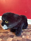 Steiff Black Panther Baby Standing Made In Germany 1992-1995  No Id