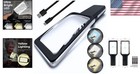 Magnifying Glass 6x Led Light Magnifier For Low Vision Seniors Macular Degene   