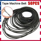 50pcs Square Rubber Drive Belt For Audio Cassette Player Recorder Repair Parts
