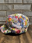 Vtg Kromer Klean Kloth Kap 7 5 8 Milwaukee Floral Canvas Engineer Hat Cap Flower