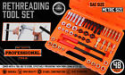 48 Pcs Thread Repair Chaser Set Unf Unc And Metric Thread Restorer Kit