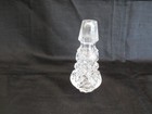 Vintage Clear Faceted Glass Wine liquor Decanter Stopper- 4-1 2 