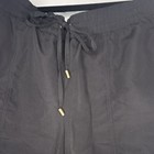 Cacique Black Swim Shorts 18 20 Plus High Rise Drawstring Pockets