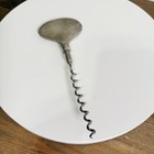 Vintage Corkscrew Steel Wine Bottle Opener Classic Bar Tool Rare