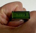Philippe Starck X Fossil Ring Watch Rare  Working W New Battery Papers Size 7 5