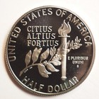 1992 S Olympic Gymnastics  Proof Clad  Half Dollar   free Shipping   M6368