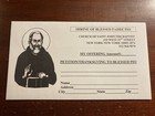 Shrine Of Blessed Padre Pio Church Of Saint John Baptist Nyc Offering Envelope