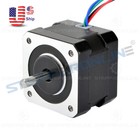 Dual Shaft Nema 17 Stepper Motor 26ncm 36 8oz in  0 4a 34mm 4 Wires 3d Printer