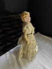Antique German Minerva Tin Head Doll 18    Cloth Body Vintage