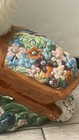 1970s Rare Vtg Mid Century Ceramic Indoor Garden Gnome Figurine Flowers 17    Tall