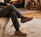Mens Slippers Indoor Outdoor Memory Foam House Shoes Anti-slip Moccasins