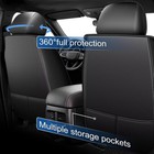 Car Seat Covers For Kia Sedona 2015-2021 Pu Leather Cushions  2 Seat 