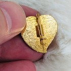 Small Madrid Spain Red Heart Souvenir Enamel Lapel Pin