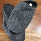 Lucky Brand Men   s Gray Slip-on Slippers  Size 6 House Shoes