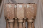 Set Of 7 Vintage Sealed 18  X 2-3 8  Turned Pine Wood Table Furniture Legs Nos