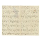 1861 Civil War Letter By Soldier In 1st Pennsylvania Reserves     Pickets Firing