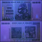          Zimbabwe 1 Billion Dollar Banknote  Aa 2008  P-83 - Circulated         