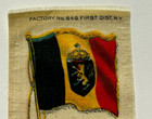 Military Belgium Royal Standard Flag Sovereign Cigarettes Tobacco Silk 1910s