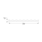 Outwater 9-7 8  X 78-3 4  White Valley 3d Decorative Wall Panel