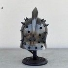 Gladiator Helmet- Black Knight Roman Soldier Maximus Helmet- Larp Halloween Gift