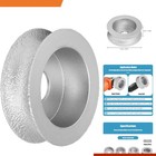 Bullnose Grinding Wheel Porcelain Bullnose Tool 20mm 7 3cm Brazed Grinding Whe    