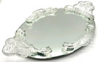Hollywood Regency Shannon Crystal Mirror Vanity Tray Oval 18   x10 5    Ireland