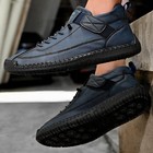 Men s Fashion Trend Durable Casual Flat Shoes Versatile Walking Soft Sole Shoes