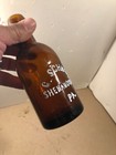 C  Schmidt Squat Soda Bottle  Amber  Shenandoah  Pa  Schuylkill County