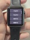 Apple Watch Sport 42mm Space Gray 7000 Series A1554 Black Band Code 16