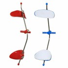 Dental Orthodontic Reverse-pull Forward Pull Single Bar Headgear Red blue