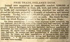 Vintage Judge Magazine Illus  - What Free Trade Has Done For Ireland