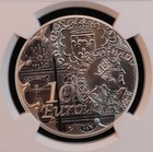 2016 France  teston  Silver Proof 10 Euros Coin - Ngc Pf70  Very Rare Top Pop 