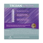 Trojan Ultra Thin Condoms For Ultra Sensitivity  Lubricated  36 Count Pack