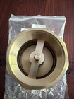 One Way Brass Check Valve  1-1 4  Npt Male In  1-1 4  Fnpt Out  Heavy Duty Pr   