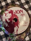 Vintage New Lion Wired Ribbon  Traditional 25 Yds  Grapes Glitter