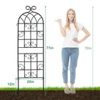 Metal Garden Trellis 71  Tall For Outdoor Grapevines Supporting Climbing Plants