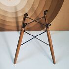New Solid Oak Wooden Dowel Leg Base For Herman Miller Eames Shell Chair