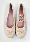 No Boundries Sequins Beaded Sports Casual Slip-on Canvas Tennis Shoes White 10