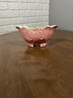 Vintage Shafer Pottery  23k Gold Trim Gold And Pink Planter
